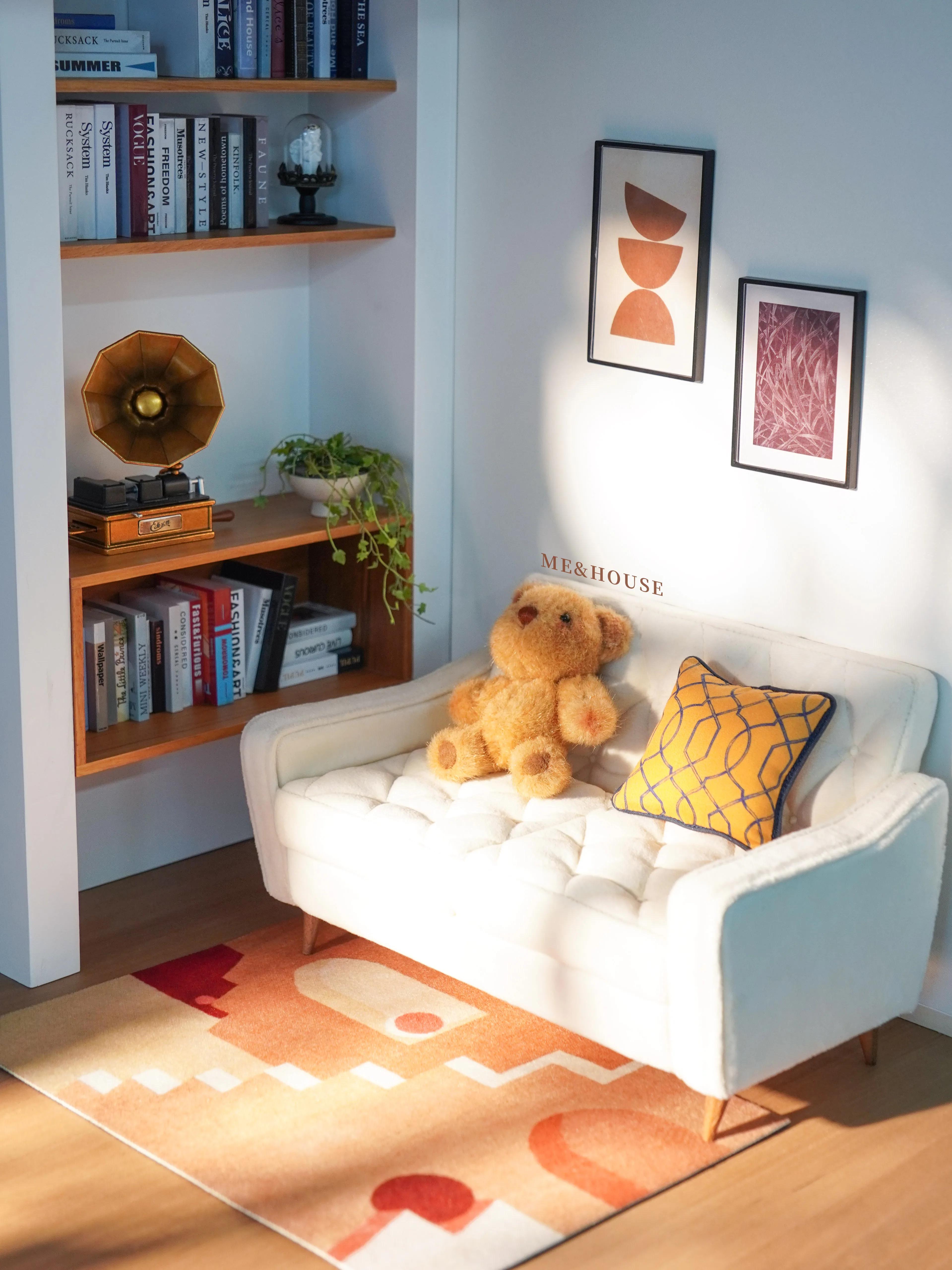 1/6 puppe haus modell möbel zubehör mini modell teppich