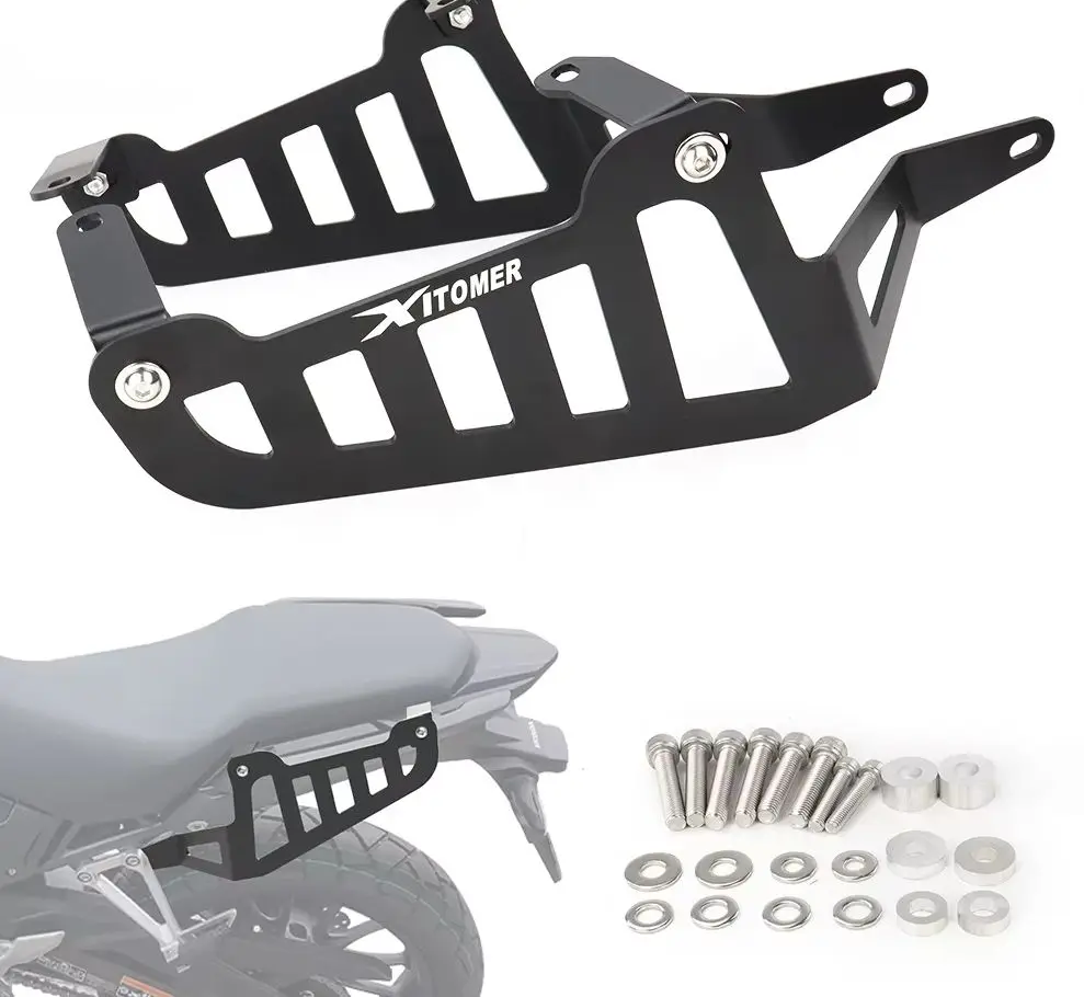 Motorcycle Side Luggage Racks Saddlebag Support Bar Mount Bracket Side Pannier Racks CB500X 2019 2020 2021 2022 2023 For HONDA