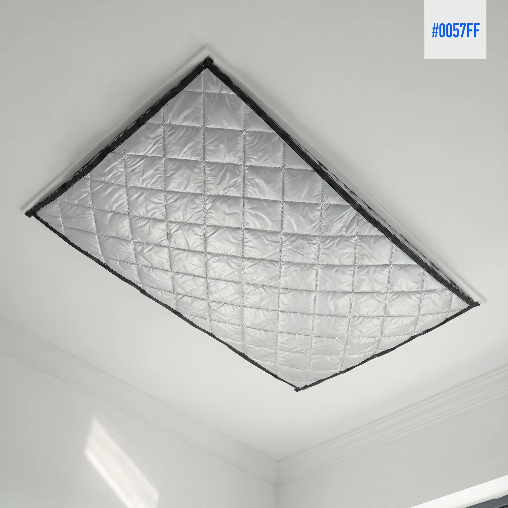 1Pack Oxford Cloth Cotton Thermal Insulated Attic Vent Cover 24x24 Inches Ceiling Fan Vent Cold Air Blocker Insulation Blanket