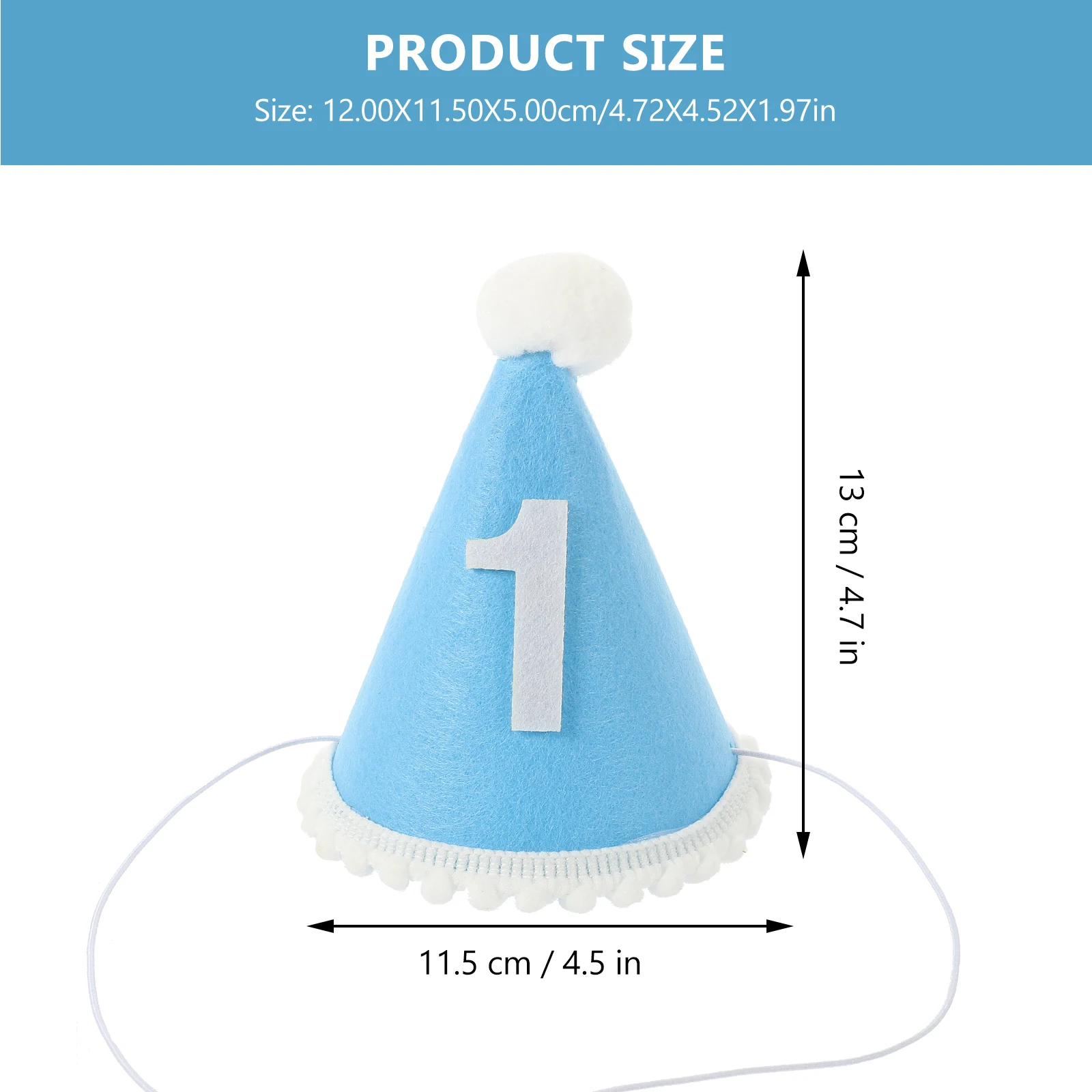 First หมวกวันเกิดผ้าลินินหมวกเด็ก 1st วันเกิดแถบคาดศีรษะผ้านอนวูฟเวน 1 ปีหมวกอาบน้ําเด็กวัยหัดเดิน Photo Prop party deco