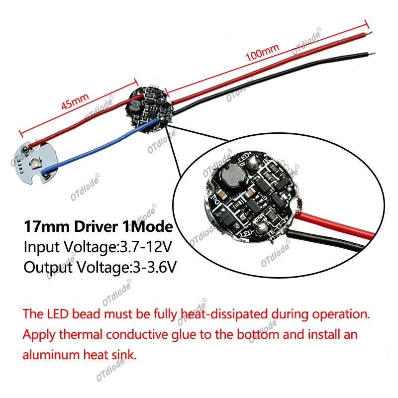 High Power LED 3W 3535 XPE UV Cold Warm White Blue 450nm 365nm 395nm Beads Welded DC3.7V 5V 12V 17/20mm Torch Flashlight Driver