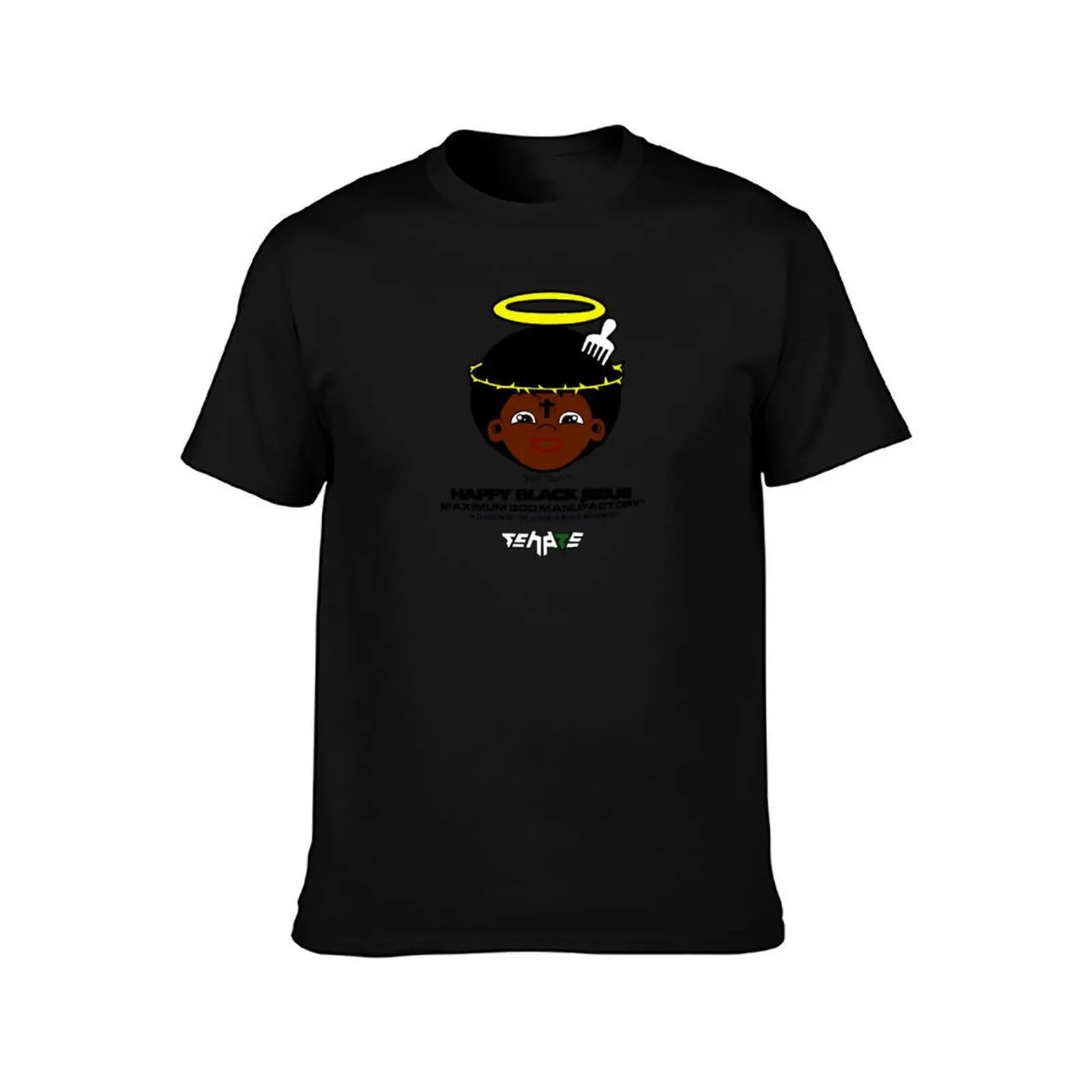 SENATE happy black jesus T-Shirt Holiday Outdoor T-Shirt