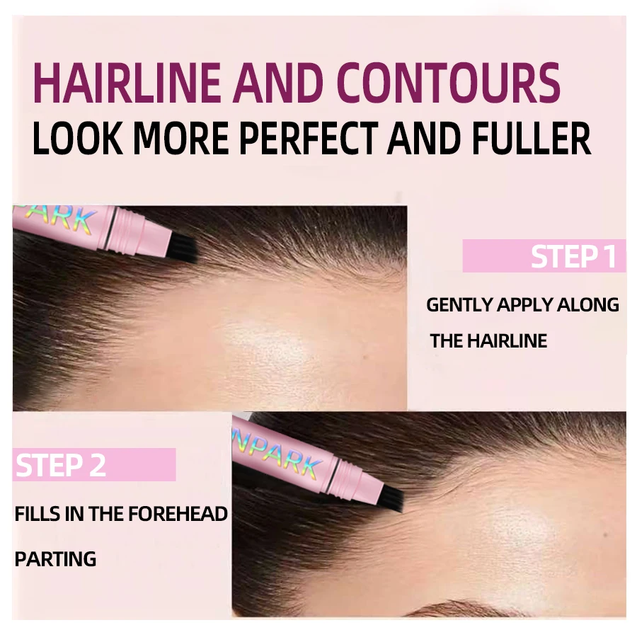 3 Colors 3D Eyebrow Pen Black Brow with Brush Eyebrow Enhancers Cream Makeup Anti-smudge Waterproof Long Lasting Eye Pencil