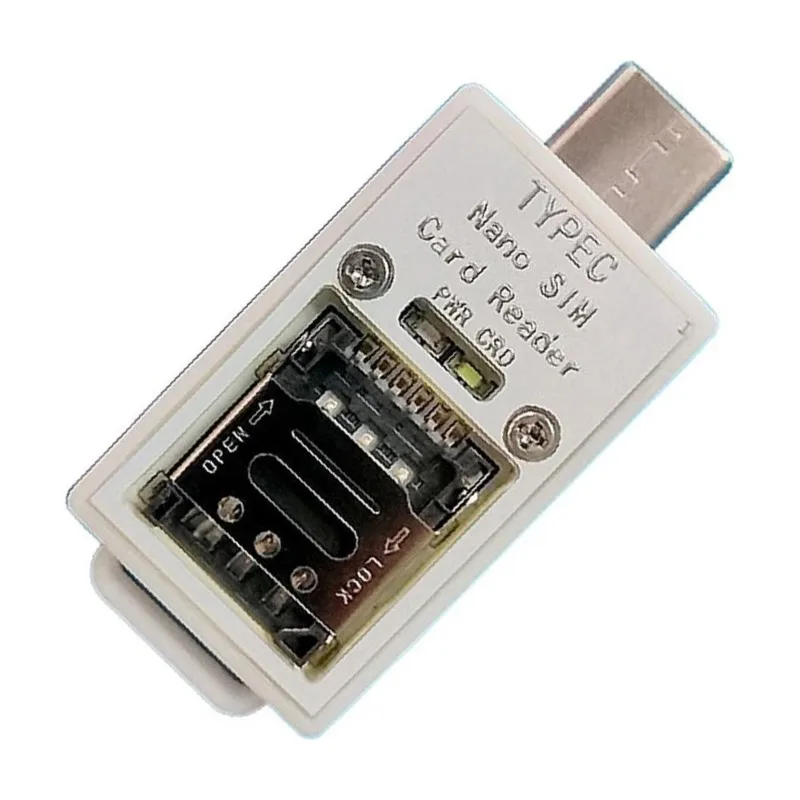 ESIM TYPEC Male Little White Card Reader ESTK/9Esim/5Ber/Planb/Xesim AK9563