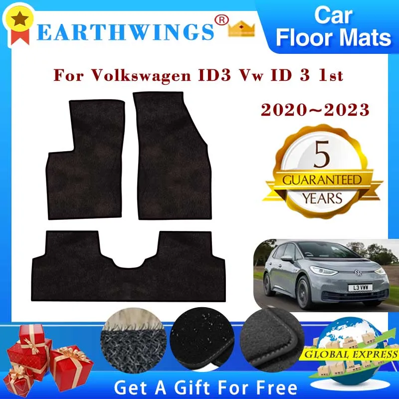 

For Volkswagen ID3 Vw ID 3 1st Cupra Born 2020~2023 Car Floor Mats Footpads Carpets Cover Rugs Panel Foot Pad Auto Accessories