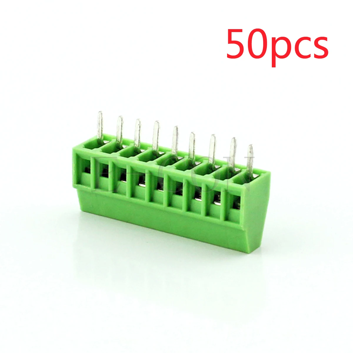 

50pcs 9 Poles/9 Pin 2.54mm 0.1'' PCB Universal Screw Terminal Block Connector