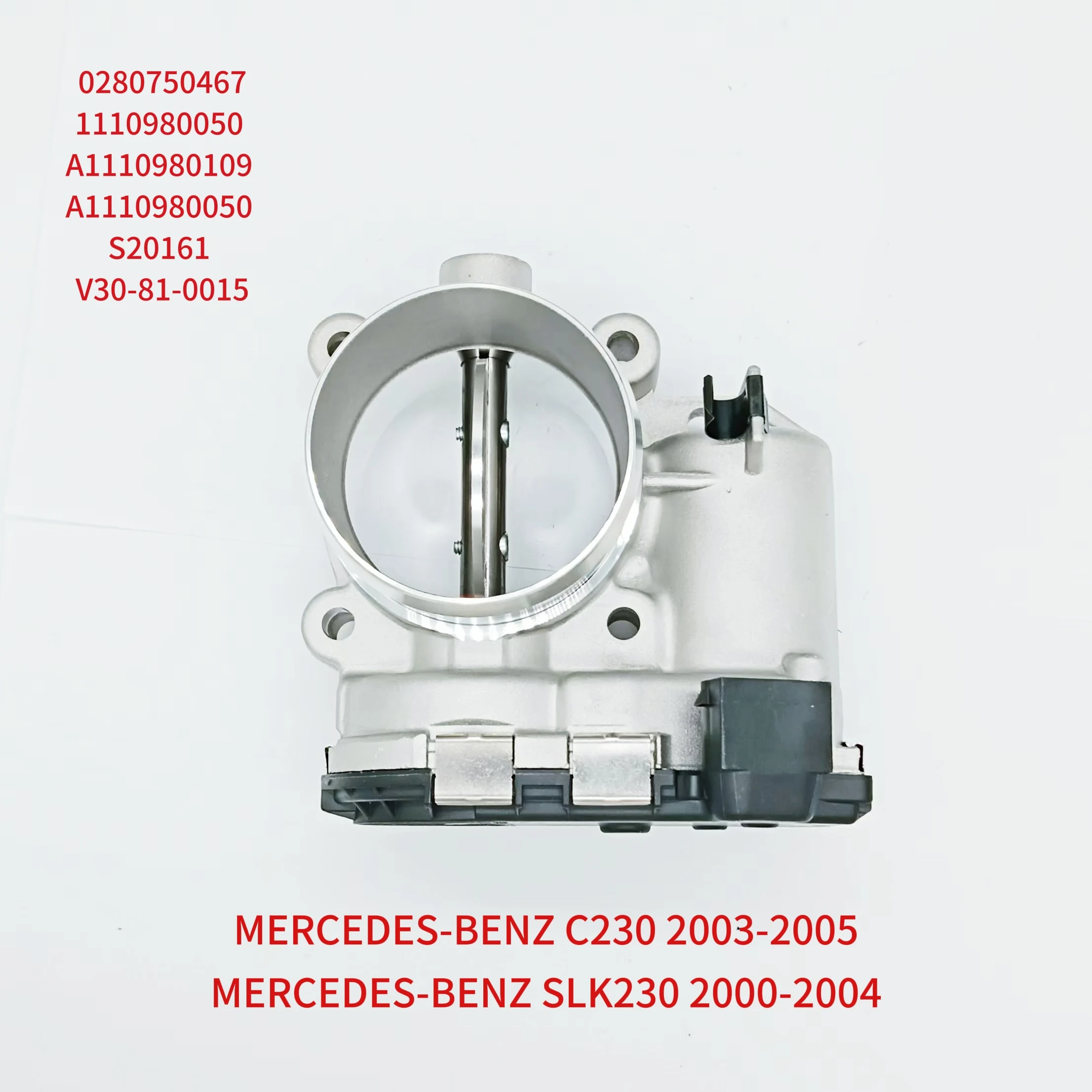 

Электронный дроссельный узел, совместимый с Mercedes-Benz C230 2003-2005, SLK230 2000-2004, 1.8L 2.3L A1110980109 A1110980050