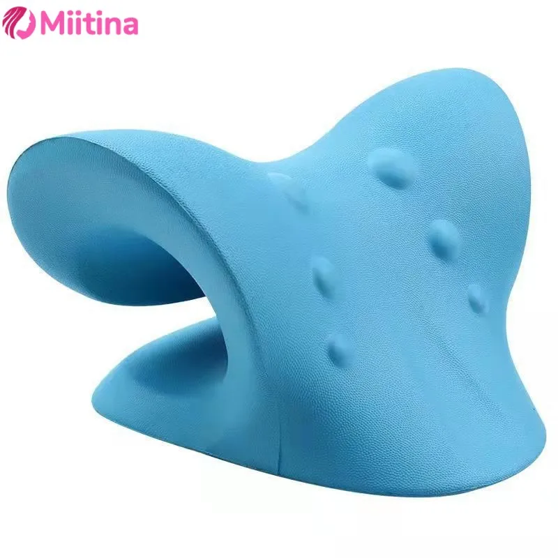 

C-type Pillow Cervical Massage Finger Pressure Corrector Shoulder and Neck Pain Luxurious Package Pillow Home Neck Protection