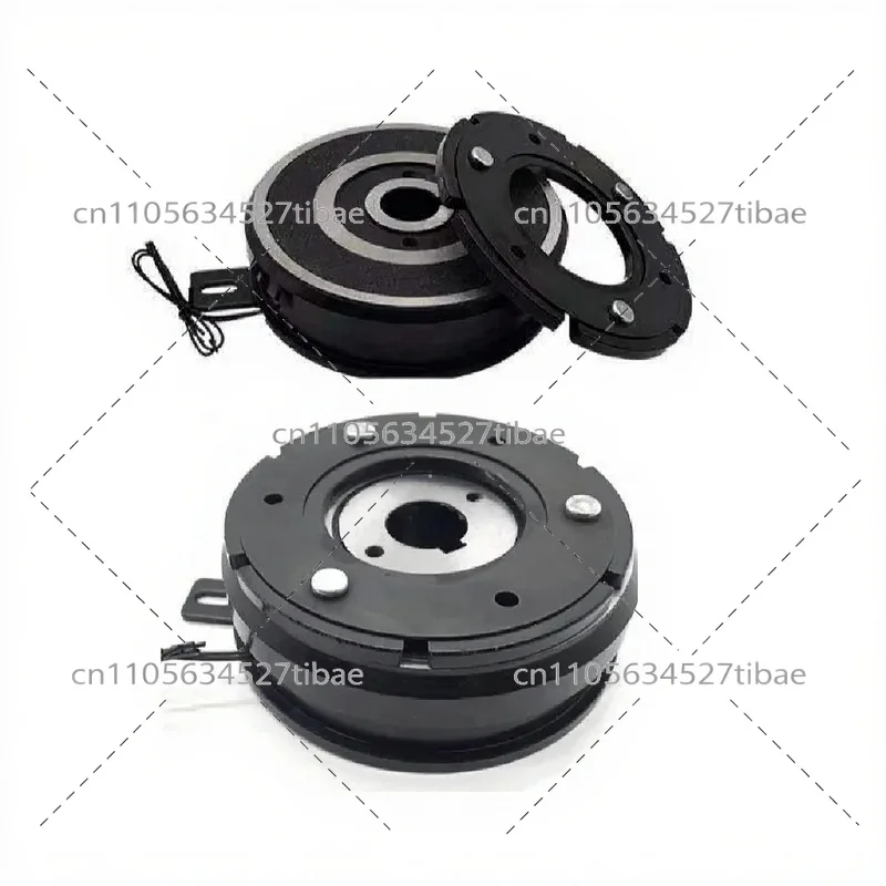 24V 12V Dry Type Inner Bearing Lug Flange Guide Seat Veneer Electronic Electromagnetic Clutch Mounting Machine