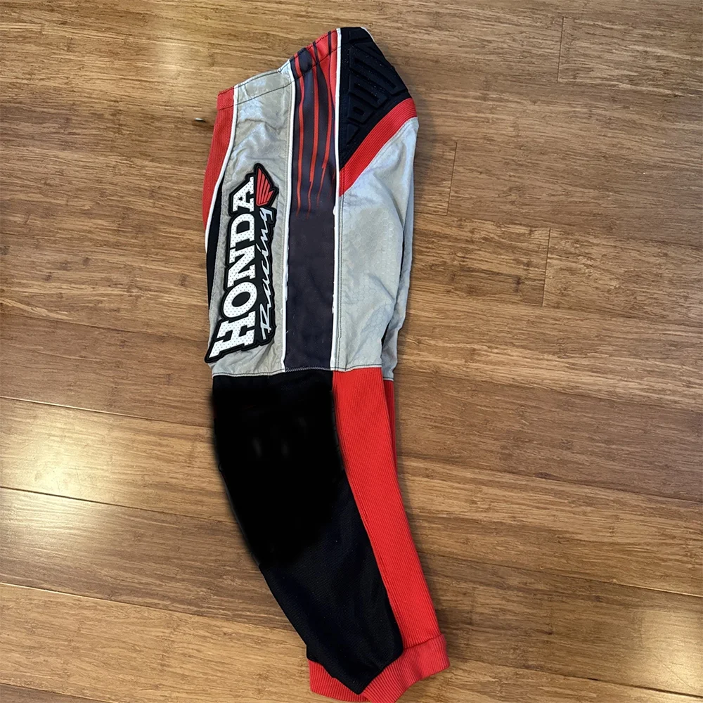 2026 신형 레이싱 360 혼다 남성용 바지 32 그레이 레드 블랙 캐주얼 빠른 건조 통기성 봄 가을 일상용 루즈 팬츠