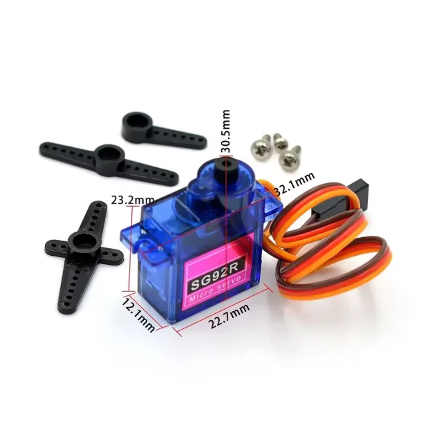 Electronic model servo SG92R 90-180 degrees 9g small servo / SG92R 2.5kg/4.8V motor Module