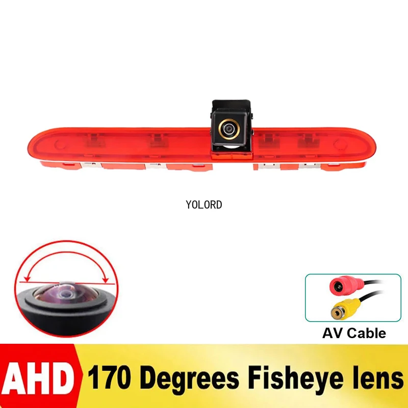 AHD Brake Light Rear View Camera for Peugeot Expert Traveller Citroen Jumpy Dispatch SpaceTourer ProAce 2016-2019 Vans