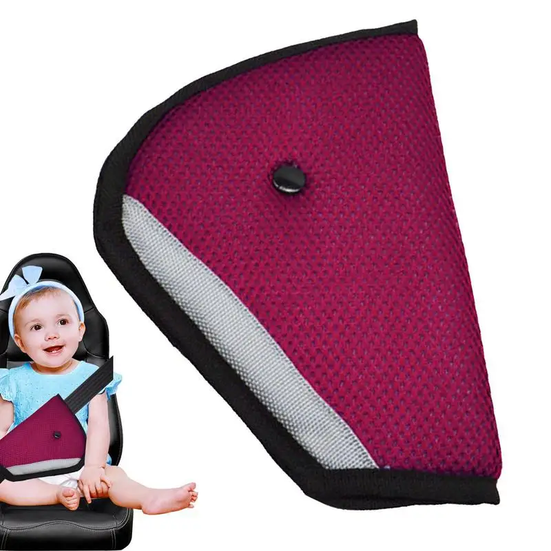 Car Safety Belt Cover Sturdy Adjustable Triangle Safety Seat Belt Pad Clips Baby Child Protection Car-Styling Car Goods