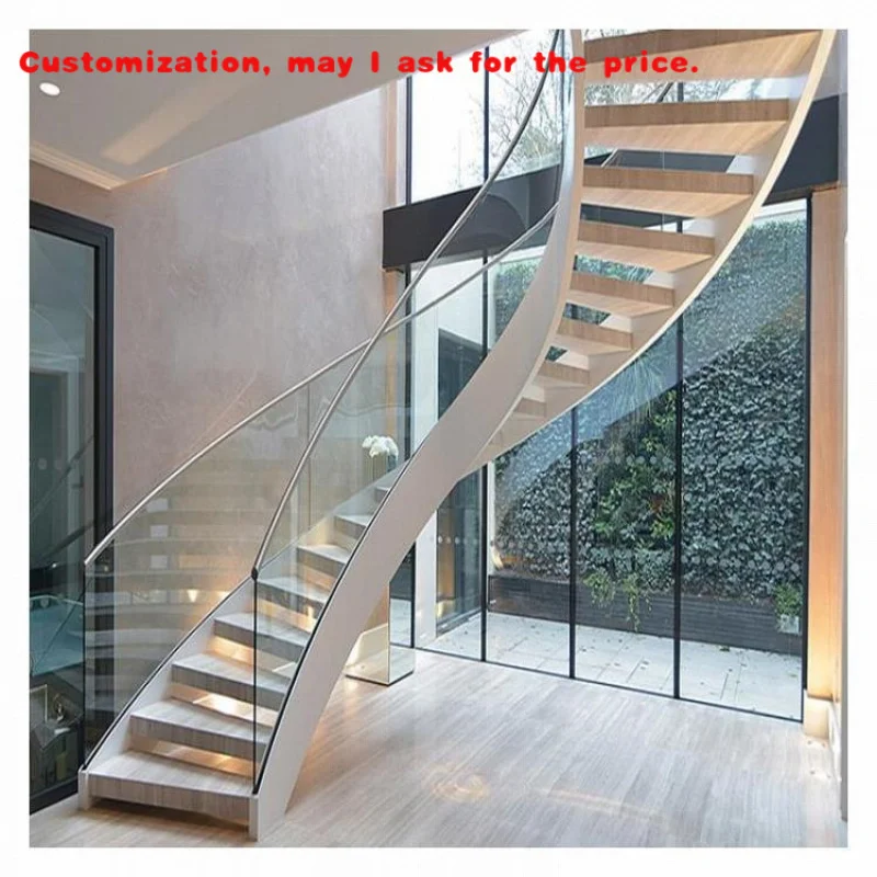 

custom.Prima Low Price Outdoor Staircase Customized Surface Easy to Install Rotating Staircase