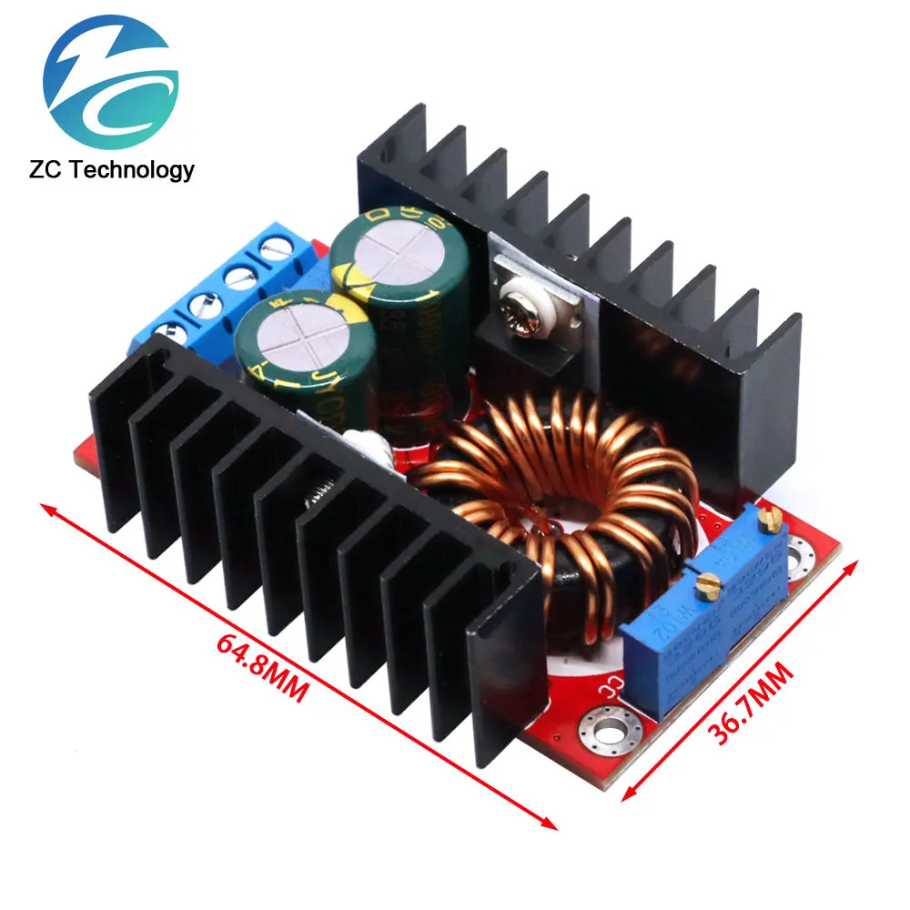 DC-DC CC CV Buck Boost Converter 9-35 to 1-35V 80W Buck Booster DC Step Down Step Up Adapter Module Adjustable Voltage Regulator