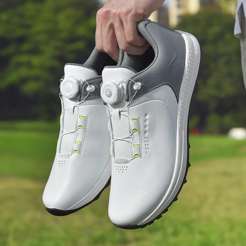 Professional Men Golf Shoes Waterproof Microfiber Anti-collision Toe Outdoor Competition Sports Sneakers size 39-47