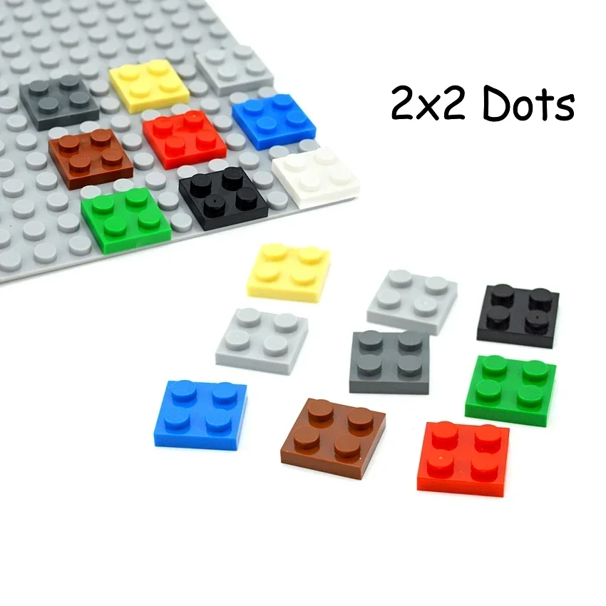 Diy Bouwstenen Dunne Figuren Bakstenen Maat 2X2 Dots 85Pcs Compatibel Met 3022 Plastic Educatief Creatief Speelgoed Voor Kinderen