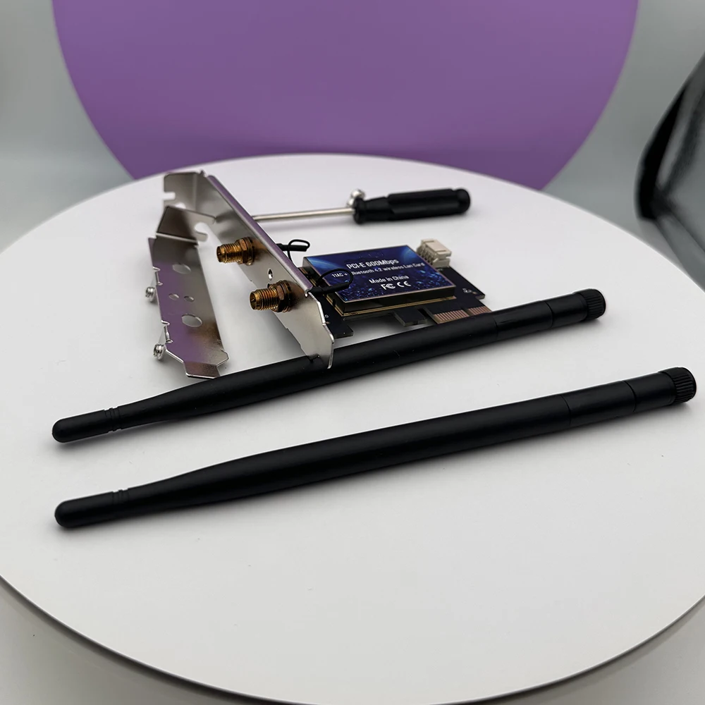 

Сетевая карта 600 Мбит/с, WIFI, PCI Express, 2,4 ГГц/5 ГГц, беспроводная, совместимая с Bluetooth, PCI-E LAN-карта, адаптер 802.11 ac/b/g/n