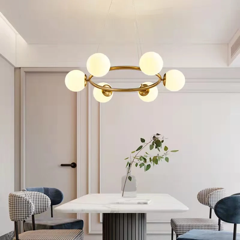 Magic Beans 16 Heads Pendant lighting Art Glass ball Hang lamps Kitchen Dining room decor Led indoor lighting