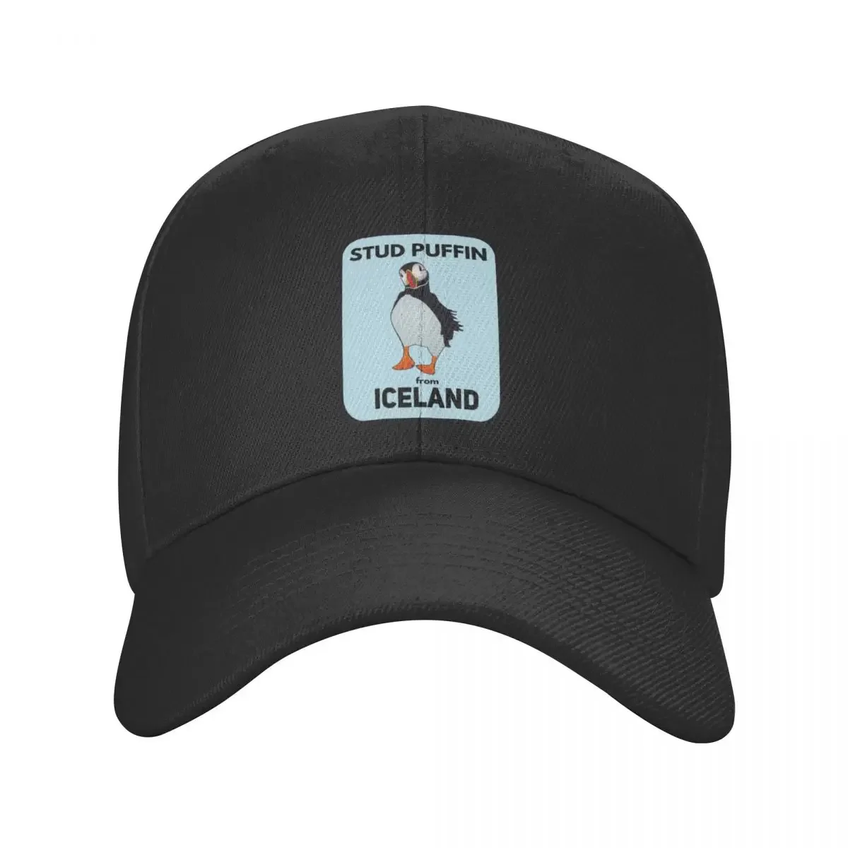 Stud Puffin From Iceland, Cute Puffin Bird Baseball Cap funny hat New In The Hat Hats Man Women's