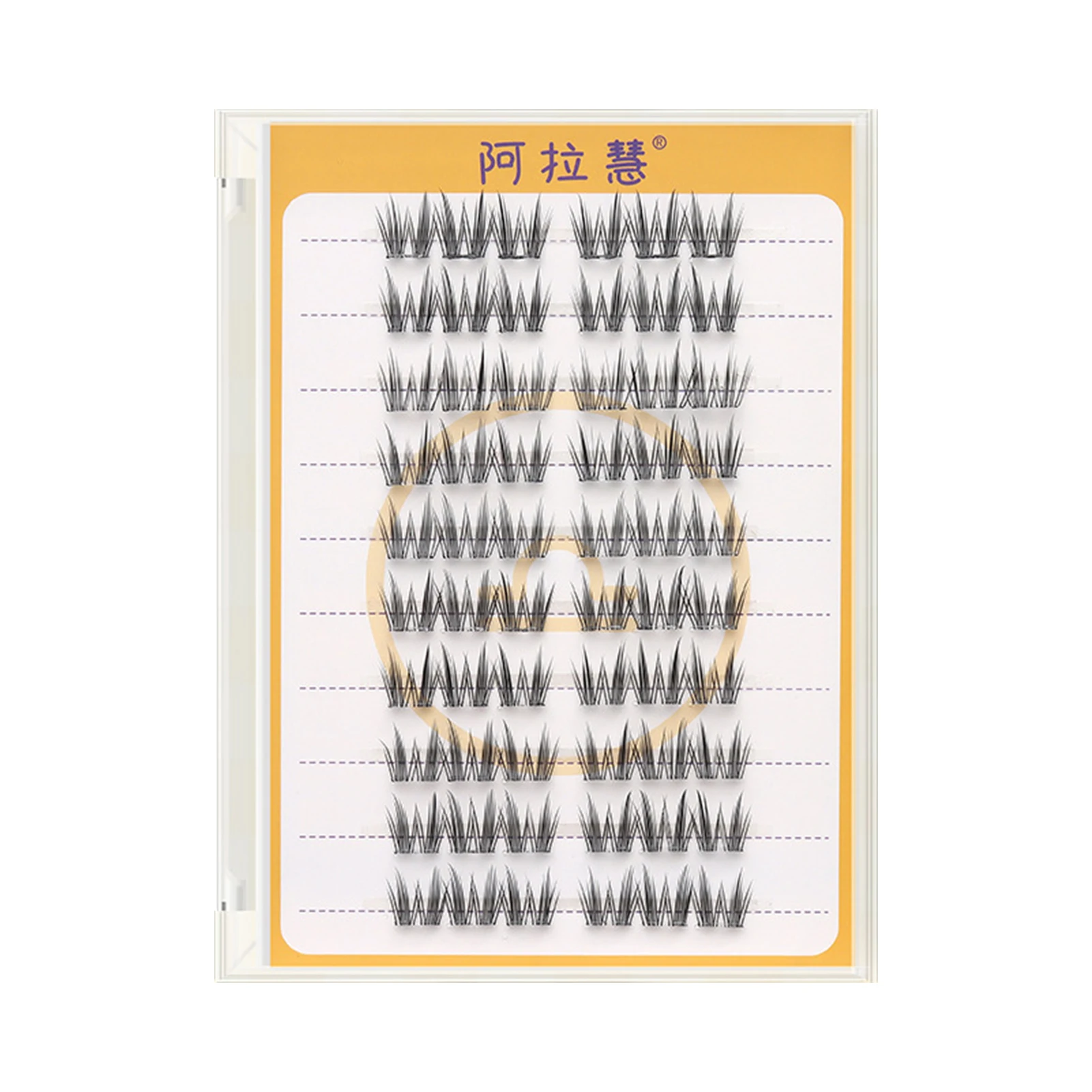 Cílios postiços realistas, extensões de cílios sem cola, cluster de cílios noglue sem costura para mulheres de todas as idades, maquiagens