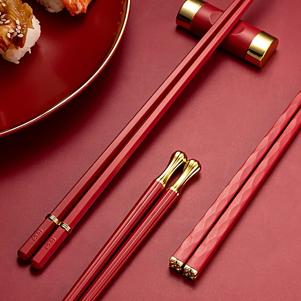 5Pairs Hohe Qualität Japanische Nicht-Slip Stäbchen Koreanische Hotel Restaurant Tragbare Gesunde Lebensmittel Stick Sushi Küche Stäbchen – Detail 3