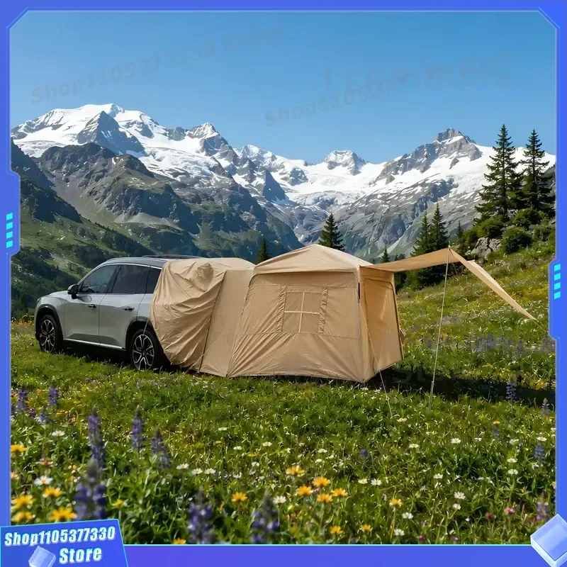 Universal Tailgate Air Tent 210D Oxford Inflatable Vehicle Shelter 380 X 230 X 190 Cm SUV MPV Wholesale