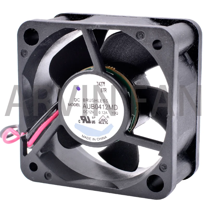 Ventilateur de refroidissement d'origine pour châssis d'ordinateur, puissance CPU, AUB0412MD, DC 12V, 0,12 A, 4cm, 40mm, 40x40x20mm, tout neuf