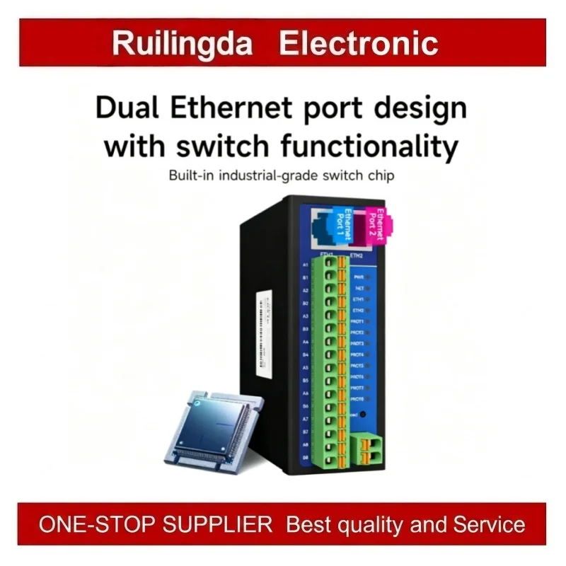 EBYTE NB183S-V2 NB183-V2 NA281 NB183E-V2 NA281S 8-Channel Serial Server RS485/232/422 to RJ45 Upgraded Series ModBus RTU to TCP