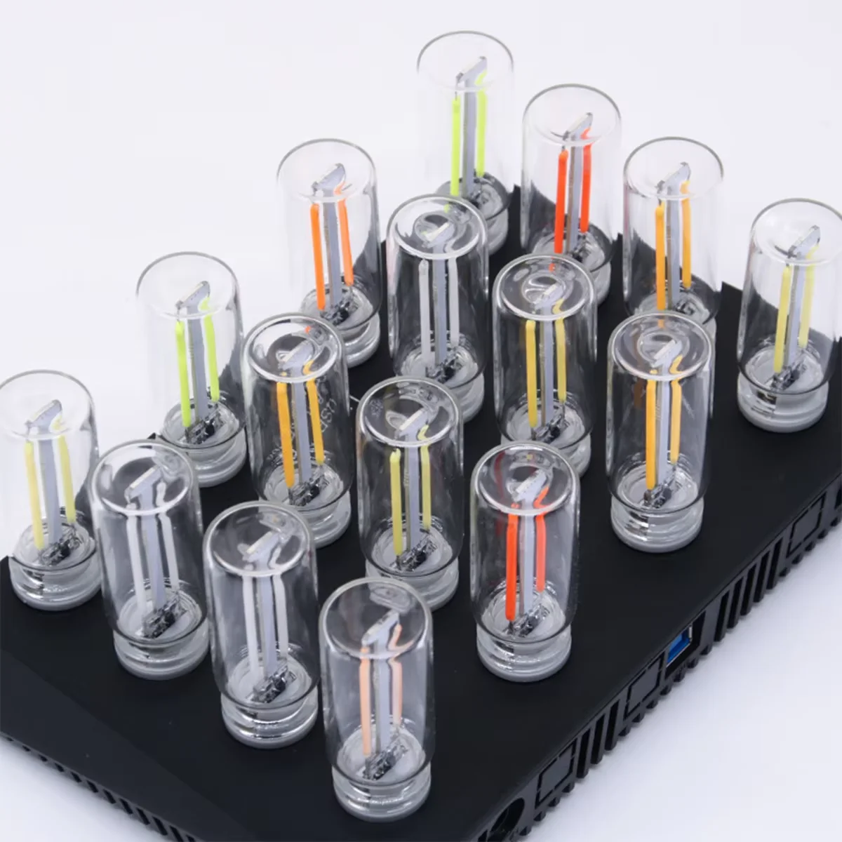 USB Touch Control LED Night Light Dimming Light Auto Interior Atmosphere Light LED Filament Light Auto Colorful Decorative Lamp