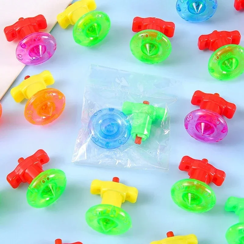 18pcs Mini Finger Spinning Gyro Toys Color Torsion Speed Decompression Kids Party Favors Birthday Gifts Pinata Fillers image 4