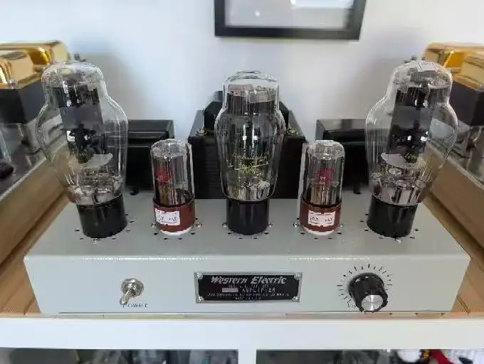 

6SN7 5U4G Single-Ended 2A3 Class A Tube Amplifier 5W x2 Hand-Wired Point-to-Point Hi-Fi Valve Amp