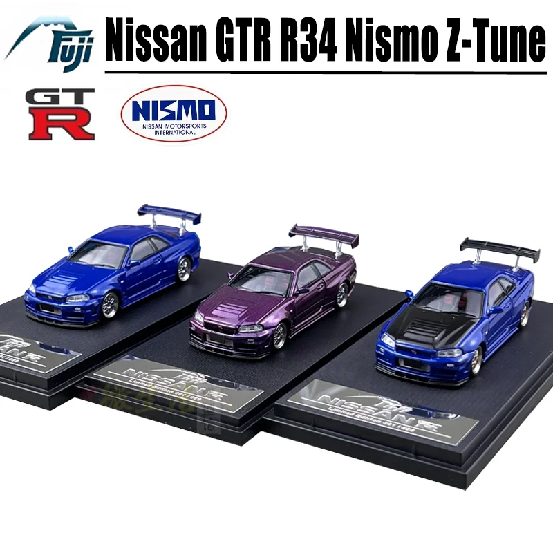 

Fuji 1/64 Nissan GTR R34 Nismo Z-Tune Alloy Toy Diecast Metal Model Gift