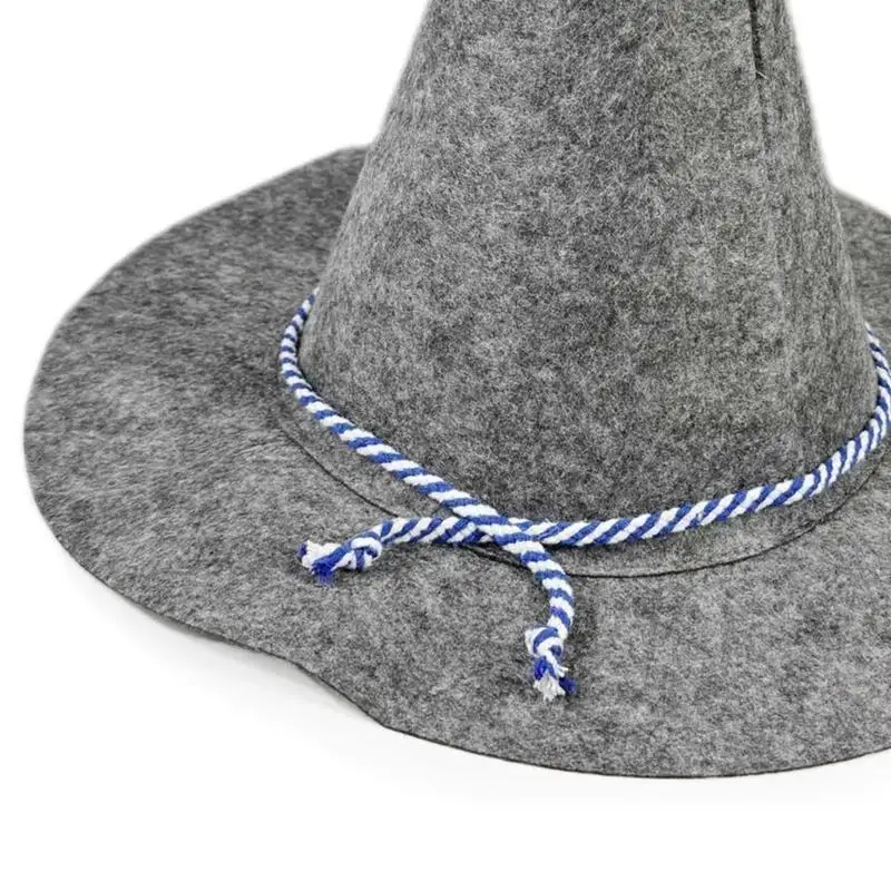 

39BB Halloween Party Retro Witch Hats Party Wide Brimmed Pointed Hat Accessory