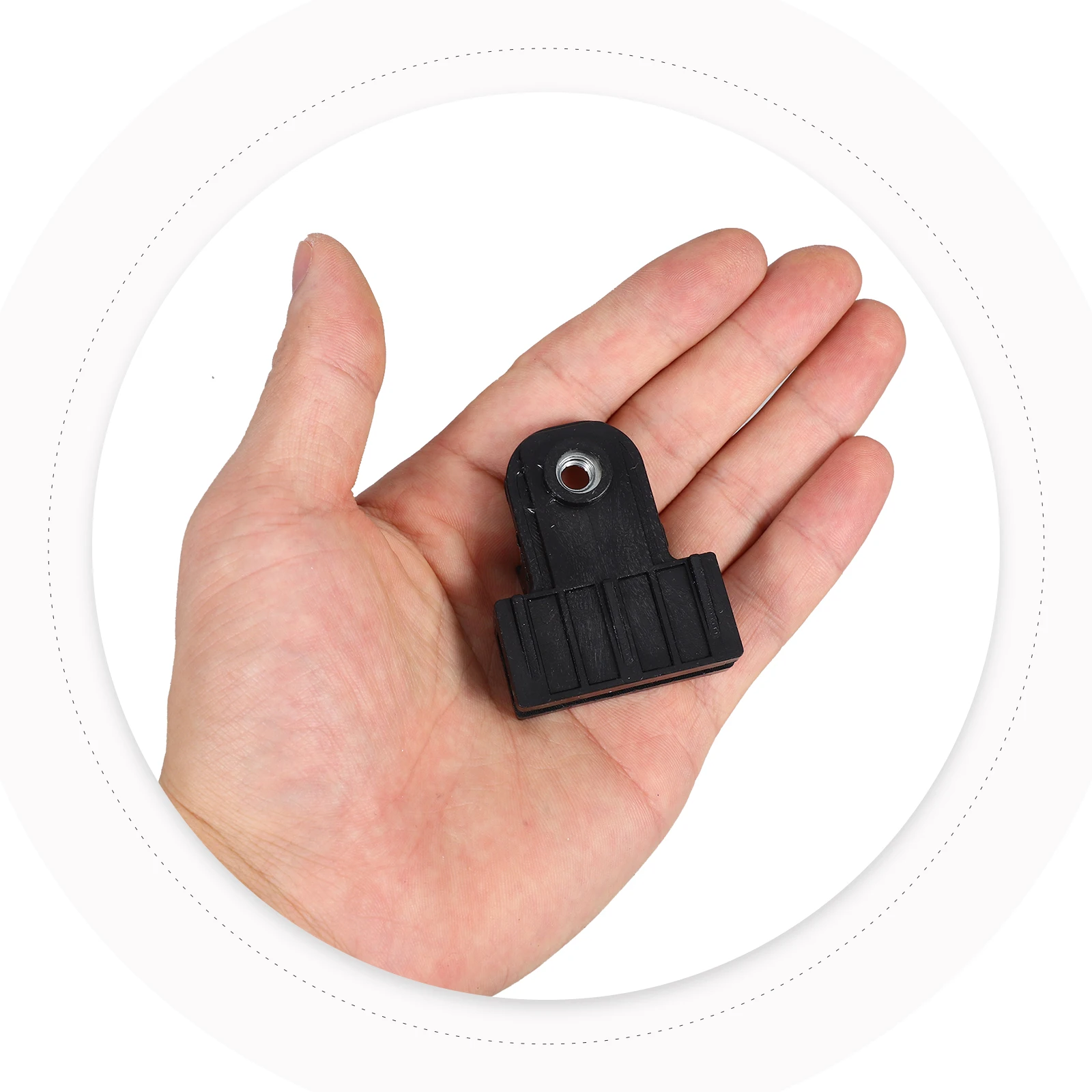 

6Pcs Automotive Glass Clamps Window Door Regulator Clips Black Replacement Smooth Lifting Support Channel Slider Sash Retainer