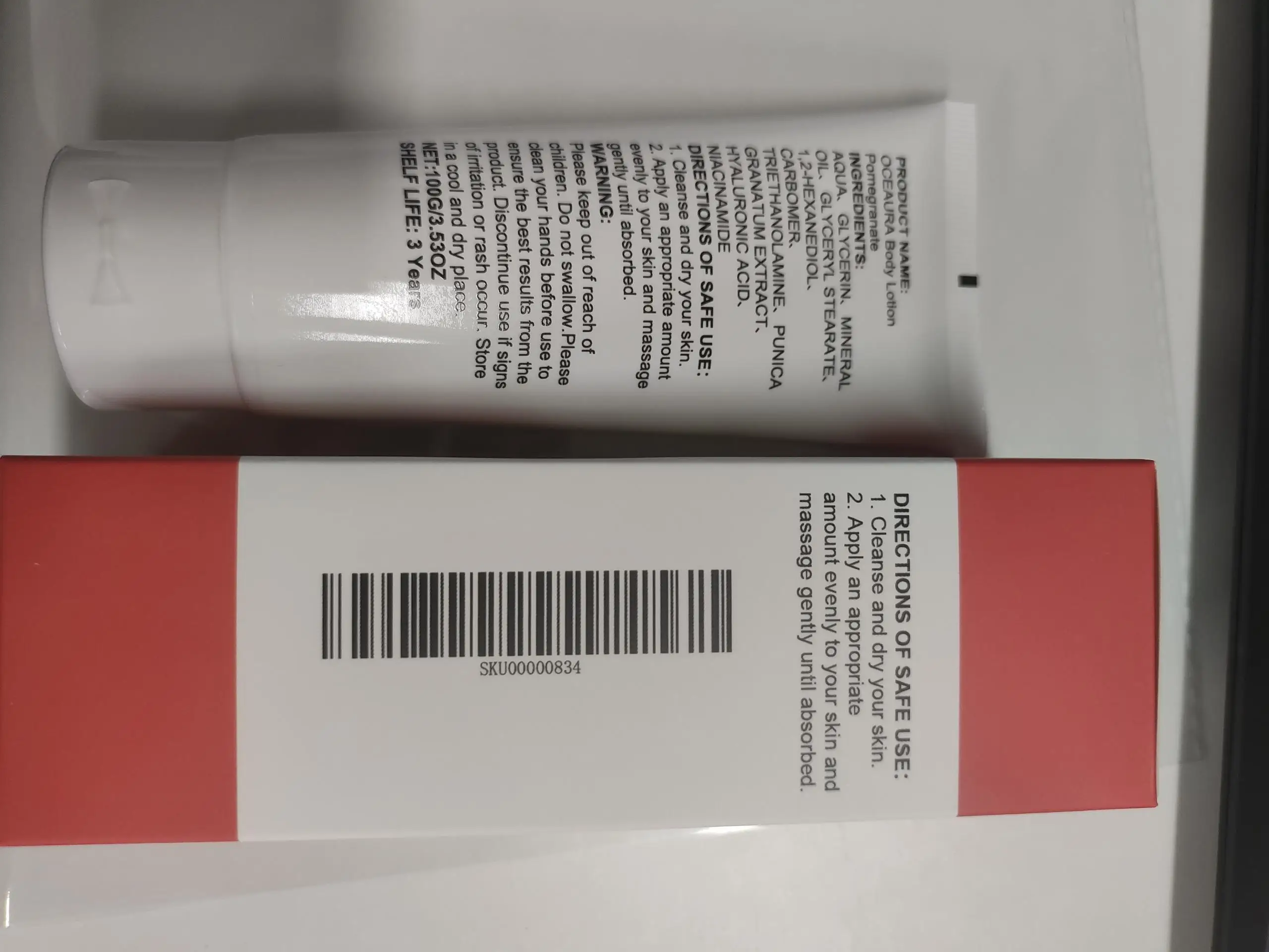 لوشن اليد والجسم بالرمان من OceAura، كريم ترطيب مرطب للبشرة الناعمة الناعمة، مغذي للعناية اليومية بالطبيعية #4