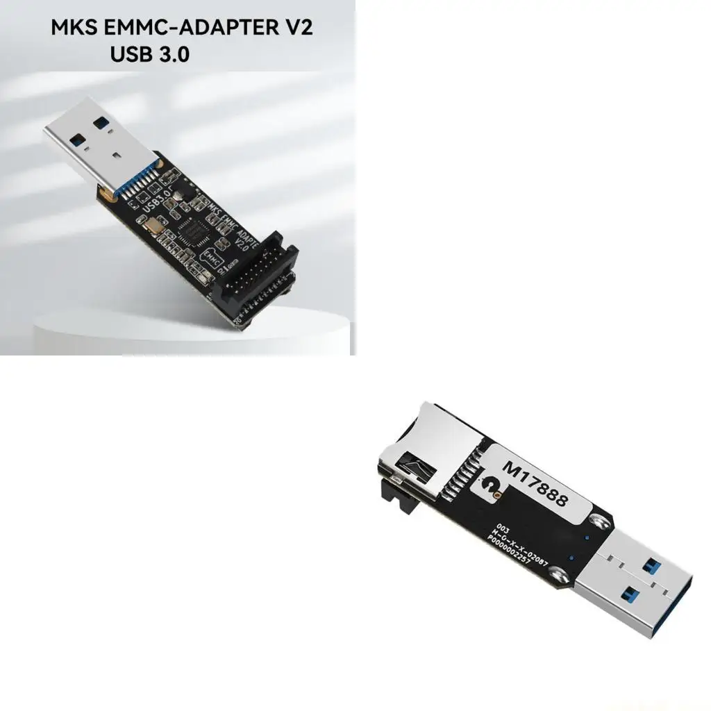 

Efficient USB3.0 EMMC Adapter Card Reader for EMMC Module and Memory Card