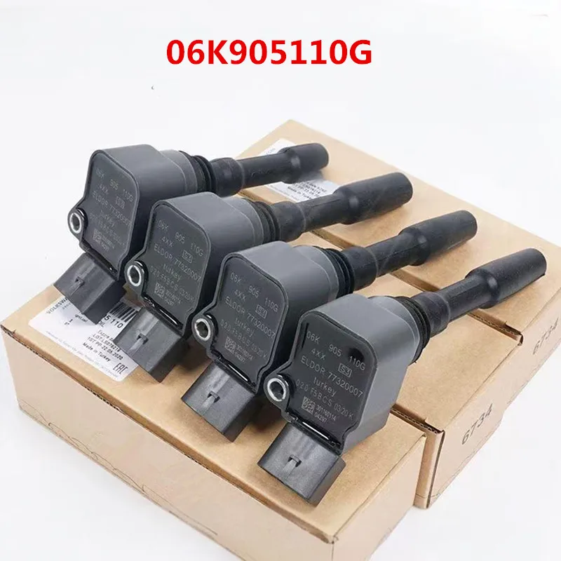 

06K905110G Автомобильная катушка зажигания для VW Golf Jetta Passat Tiguan CC для Audi A3/4/5/6/7/8 Q3/5/7/8 S3/4/5 RS3/5 TT 1.8 2.0 2016-2022