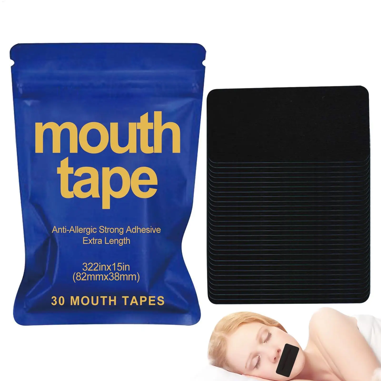 Anti Snoring Mouth Tape Gentle Sleep Strips For Nasal Breathing 30pcs Mouth Tape Sleeping Better Preventing Mouth Breathing