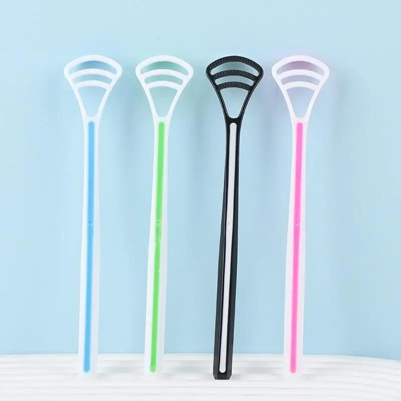1PCS Silicone Tongue Scraper Ergonomic Design for Improved Oral Care Great for Everyday Use