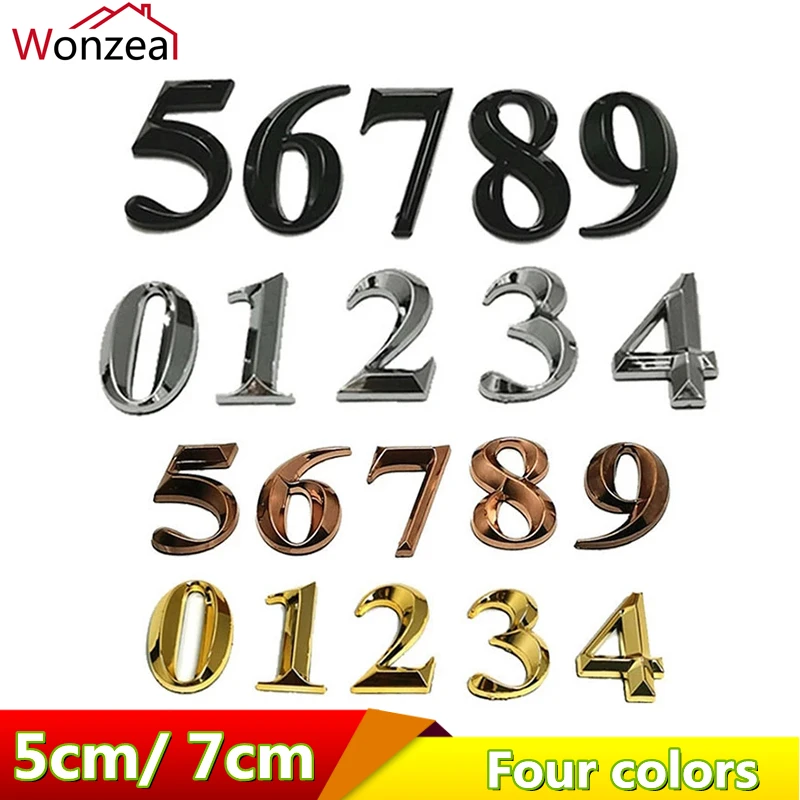 

Дверная табличка Wonzeal, золотой, акрил