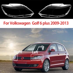For Volkswagen VW Golf 6 Plus 2009-2013 Car Front Headlight Cover Headlamp Transparent Glass Lampshade Lamp Shell Lens Cover