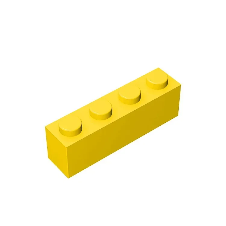 Gobricks GDS-534 Ziegel 1 x 4 ohne Bodenrohre, kompatibel mit Lego 3010 3066 Teilen für Kinder zum Selbermachen
