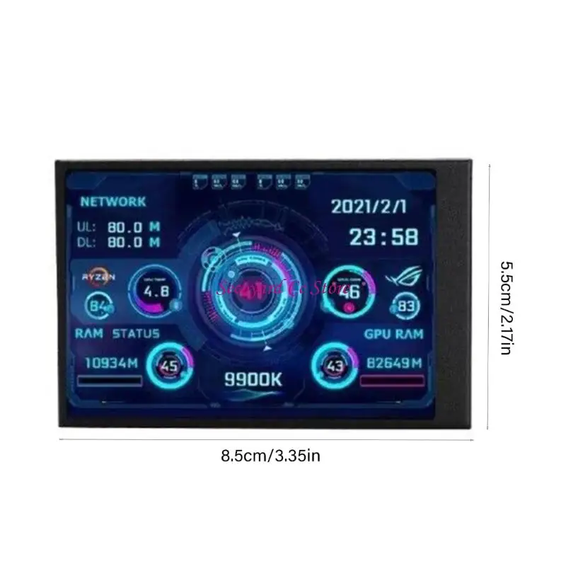 N3UC 3.5in Type C Portable Screen Screen Display Display Computer Computer