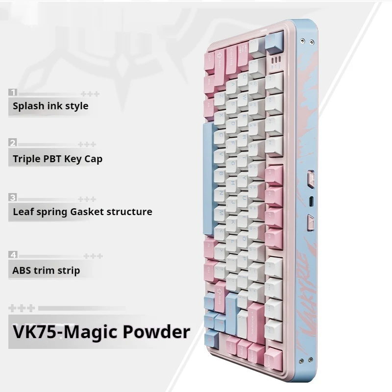 Mechanical Keyboard Ppt Keycaps Wear-Resistant Oil-Free Delicate Soft The Touch Suitable E-Sports Players' Entertainment Office