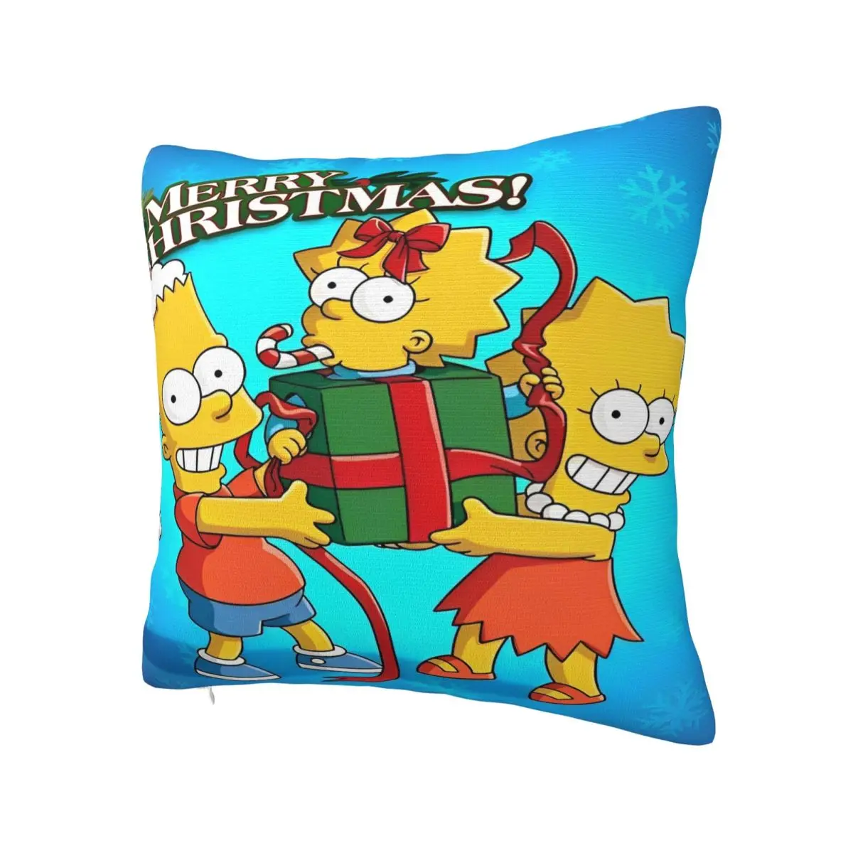 غطاء وسادة S-Simpsons لعيد الميلاد كاواي كيس وسادة لغرفة المعيشة غطاء وسادة كرسي بوليستر جرافيك سادات #2