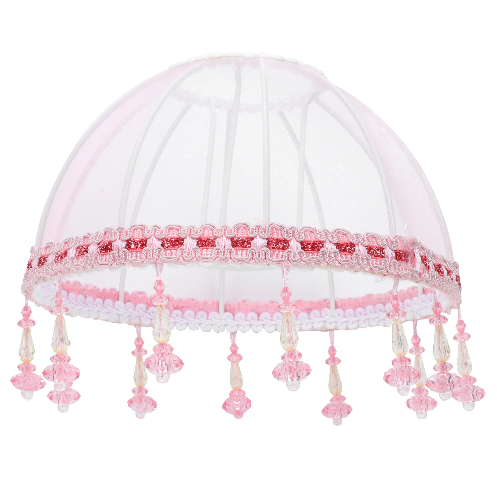 

Creative Fabric Lampshade Stable Structure Romantic Lamp Accessory Bedroom Living Room Decorative Cloth Art Lampshade Wedding
