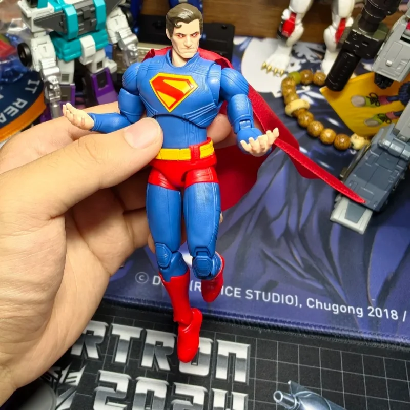 Disponibile Originale Blokees Supeman Action Figure Dc Toy Classe Classica 2025 David Modello di Montaggio Kit Bambola Ragazzi Regalo di Halloween