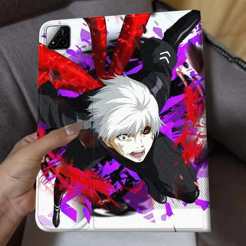 كارتون طوكيو الغول أنيمي ل Xiaomi Redmi Mi Pad 4 5 6 6s 7 7s SE Pro 2 11 Plus Max 12.4 11 11.2 12.5 8.7 بوصة حافظة كمبيوتر لوحي