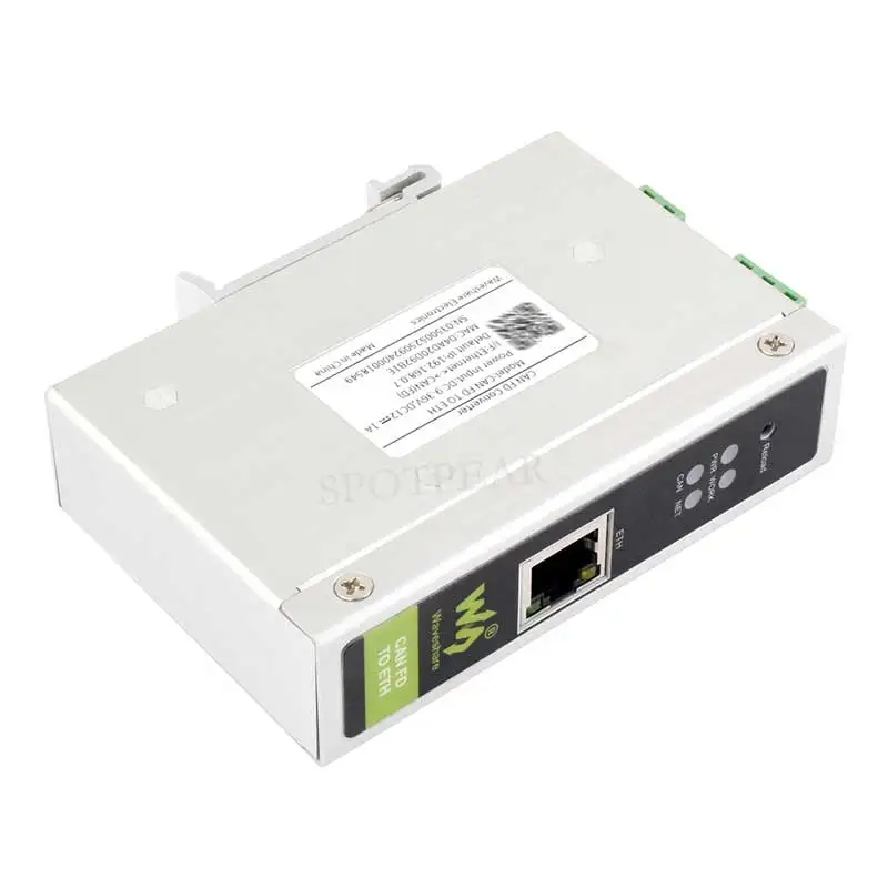 Industrial CAN FD ETH RJ45 CAN2.0A/2.0B bidirectional converter